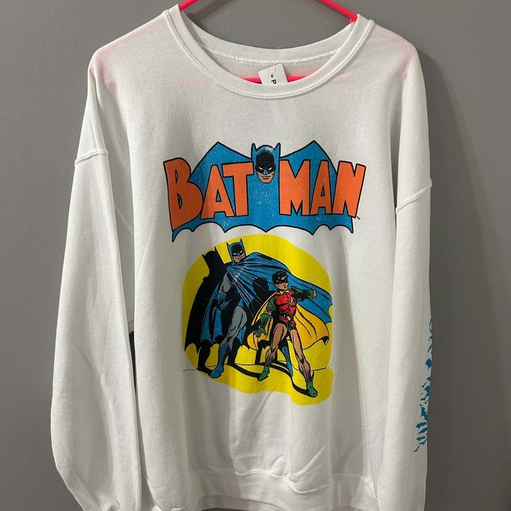oversized vintage batman crewneck